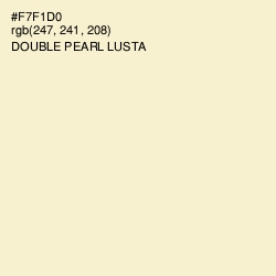 #F7F1D0 - Double Pearl Lusta Color Image